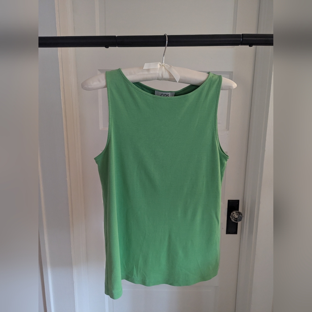 COS Light Green Sleeveless Tank Top